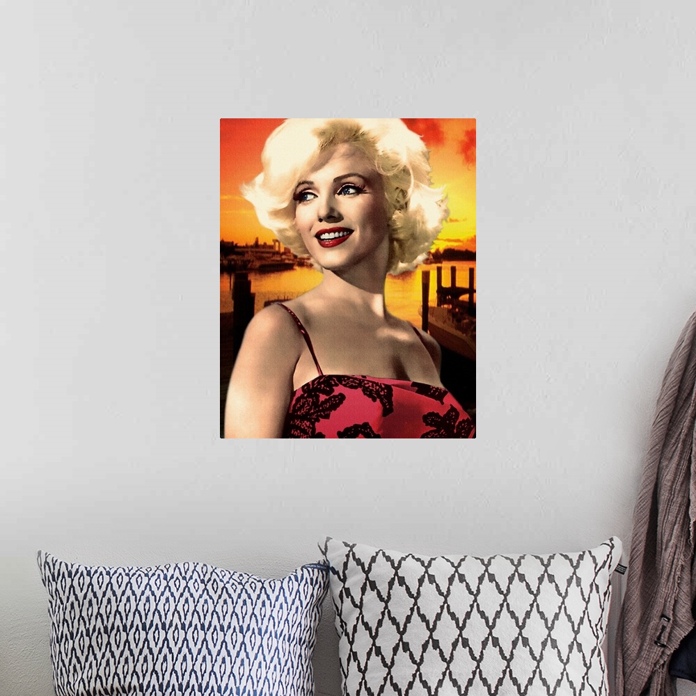 A bohemian room featuring Marilyn Monroe Top of The Bay