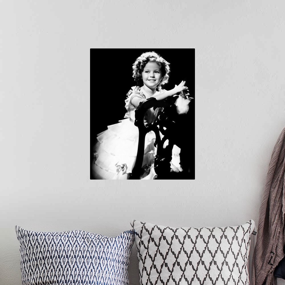 A bohemian room featuring Shirley Temple B&W 6