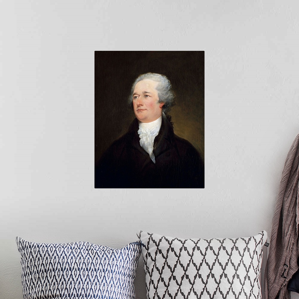 A bohemian room featuring While still in his teens, Hamilton (1757-1804) plunged into the revolutionary cause and was prope...