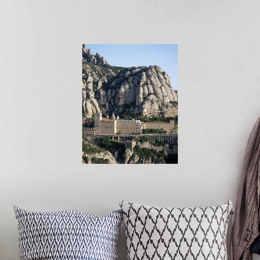 A bohemian room featuring Monastery of Montserrat, Catalonia, Spain