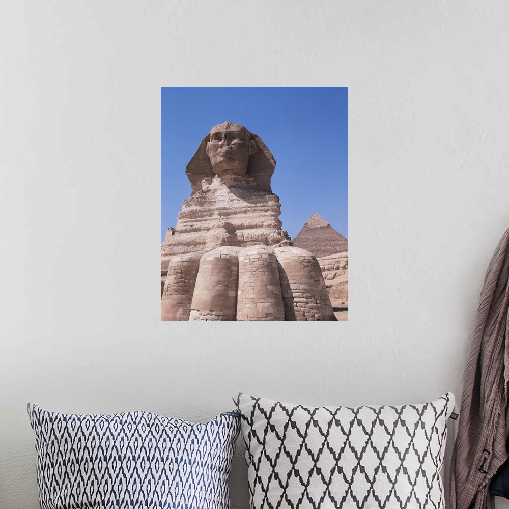 A bohemian room featuring Sphinx, Giza, Egypt