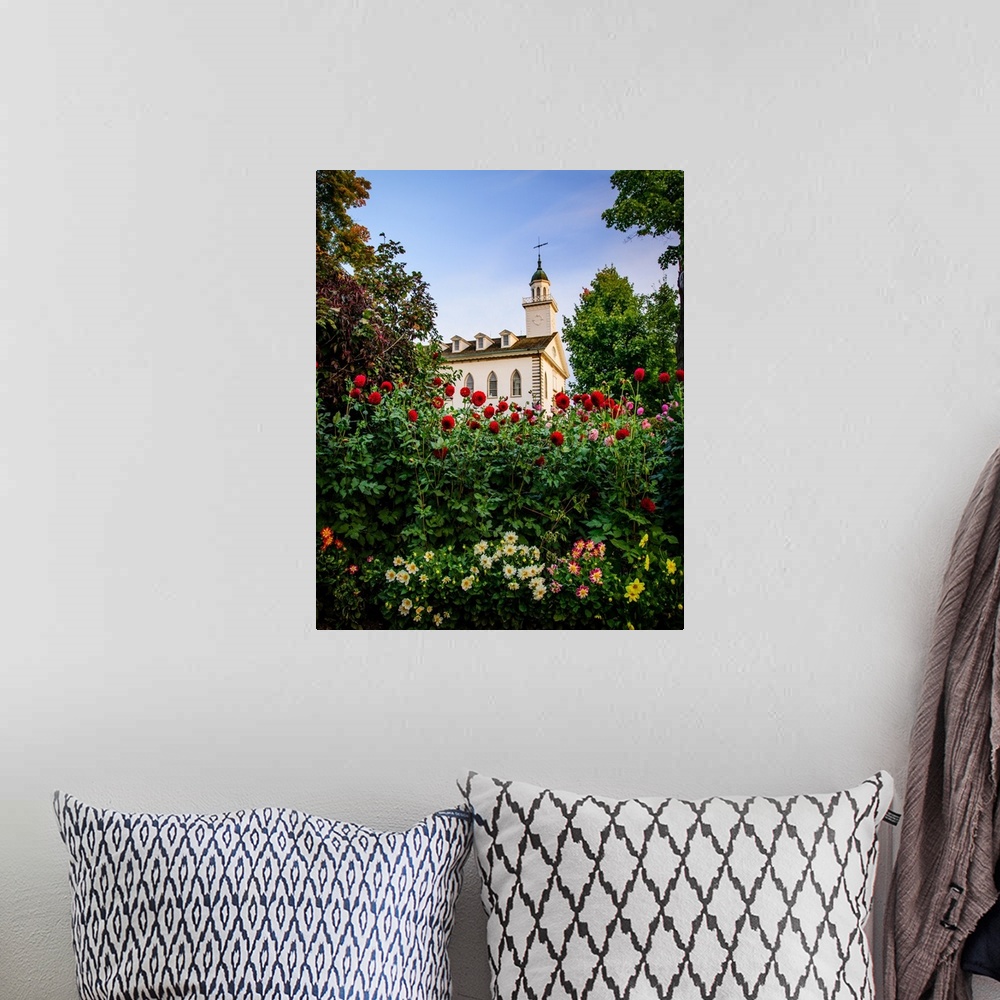 A bohemian room featuring The Kirtland Temple was last dedicated in 1836 by Joseph Smith, Jr. and is located in Kirtland, O...