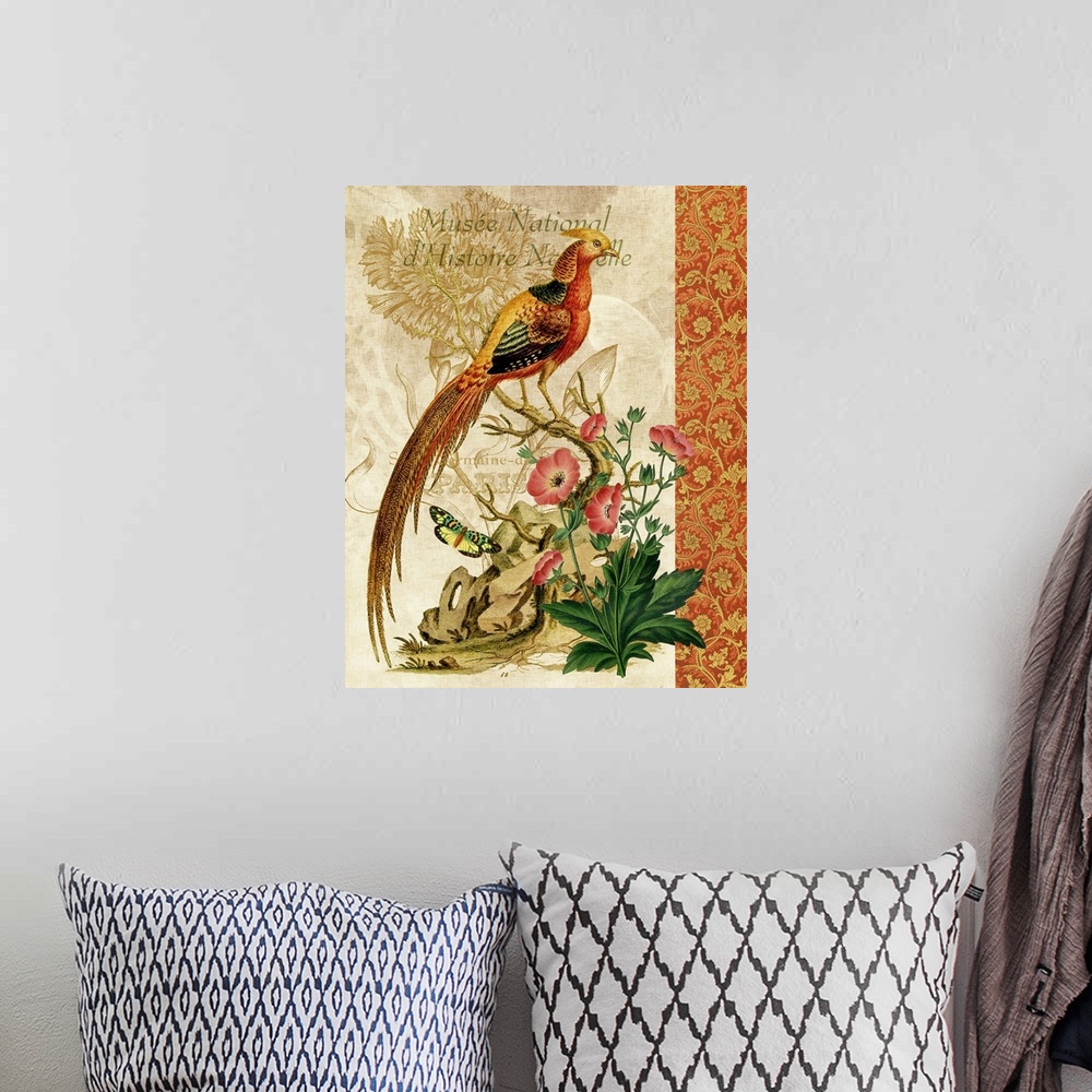 A bohemian room featuring Oiseau I