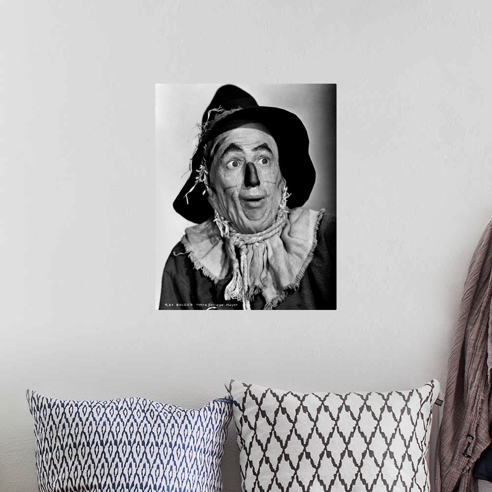A bohemian room featuring Ray Bolger as the Scarecrow in the 1939 MGM production of 'The Wizard of Oz.'