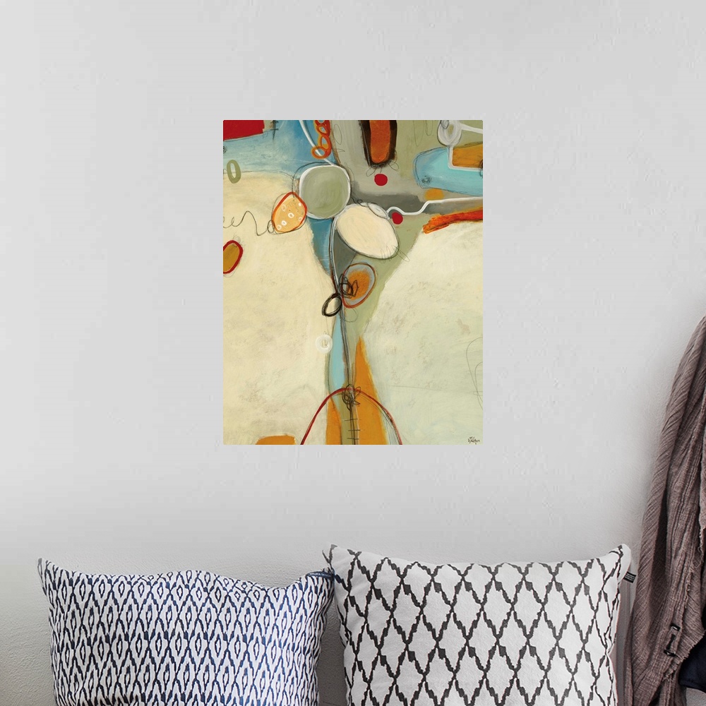 A bohemian room featuring Abstract