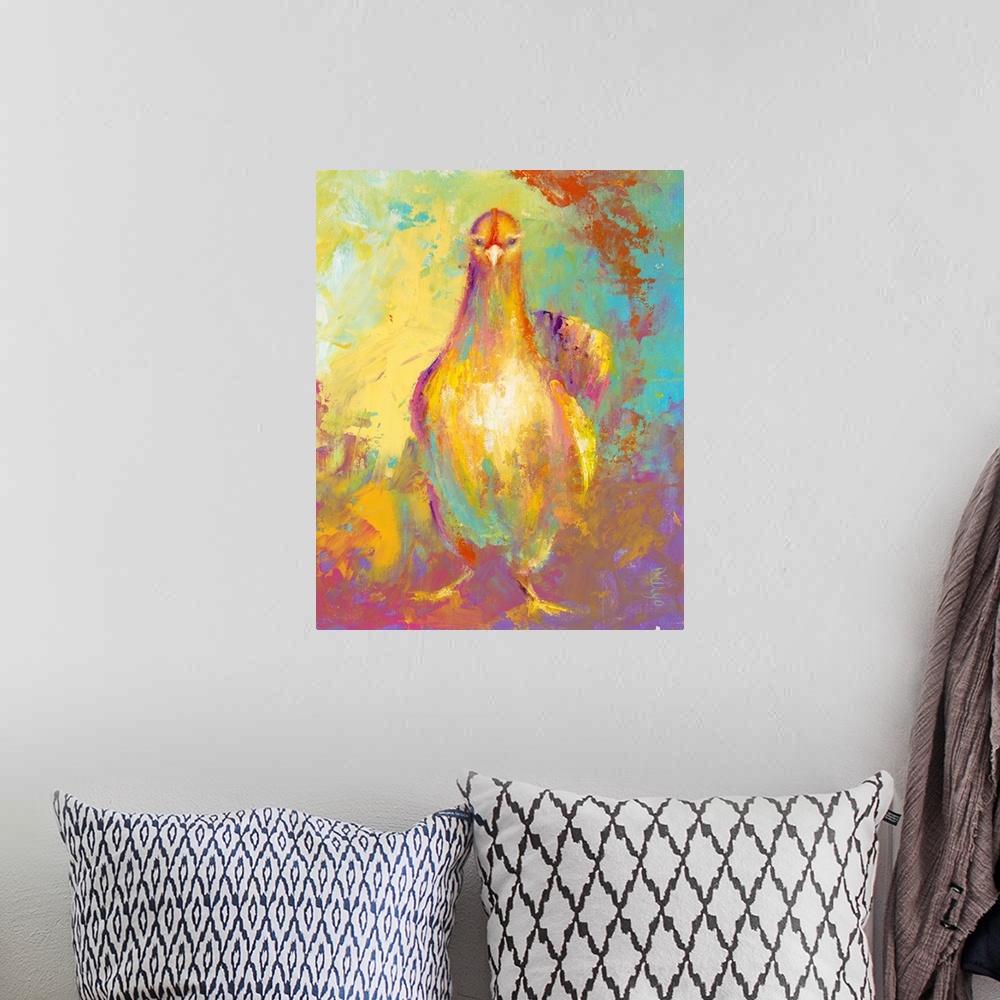 A bohemian room featuring Funky Chicken II