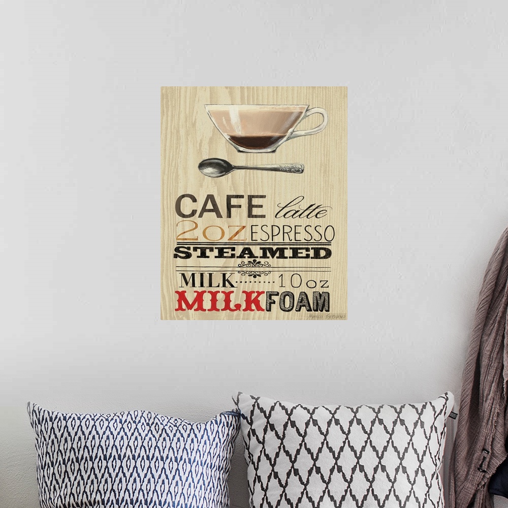 A bohemian room featuring Cafe Latte