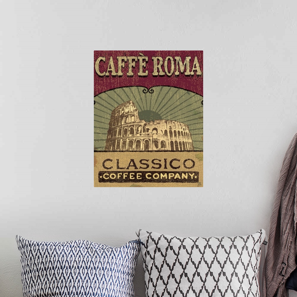 A bohemian room featuring Coffee Blend Label I