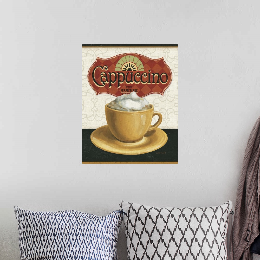A bohemian room featuring Coffee Moment I