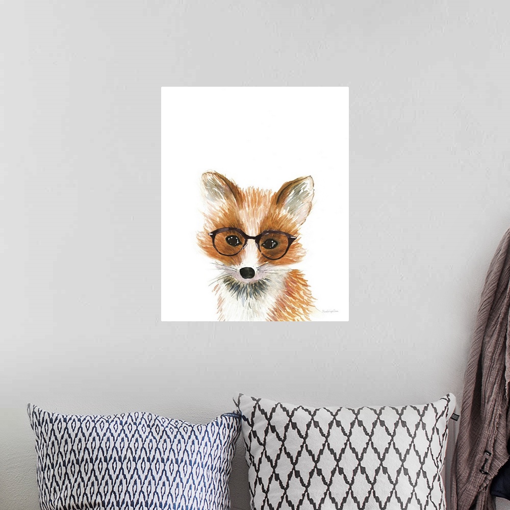 A bohemian room featuring Fox in Glasses