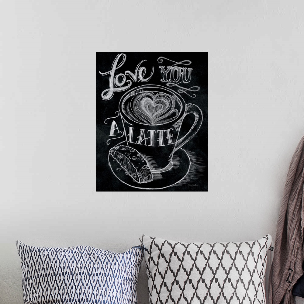 A bohemian room featuring Love You a Latte