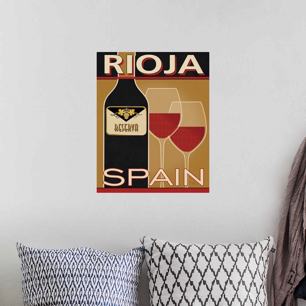 A bohemian room featuring Rioja