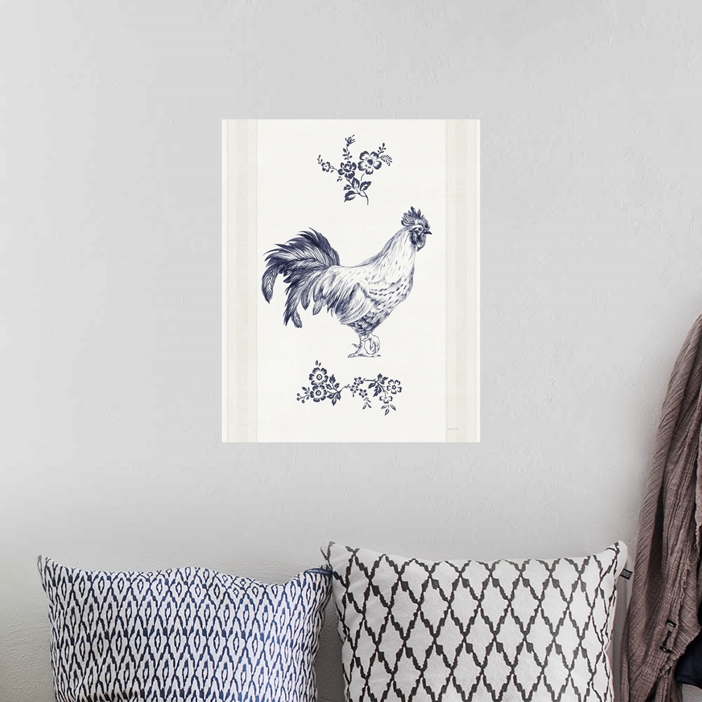 A bohemian room featuring Summer Chickens I
