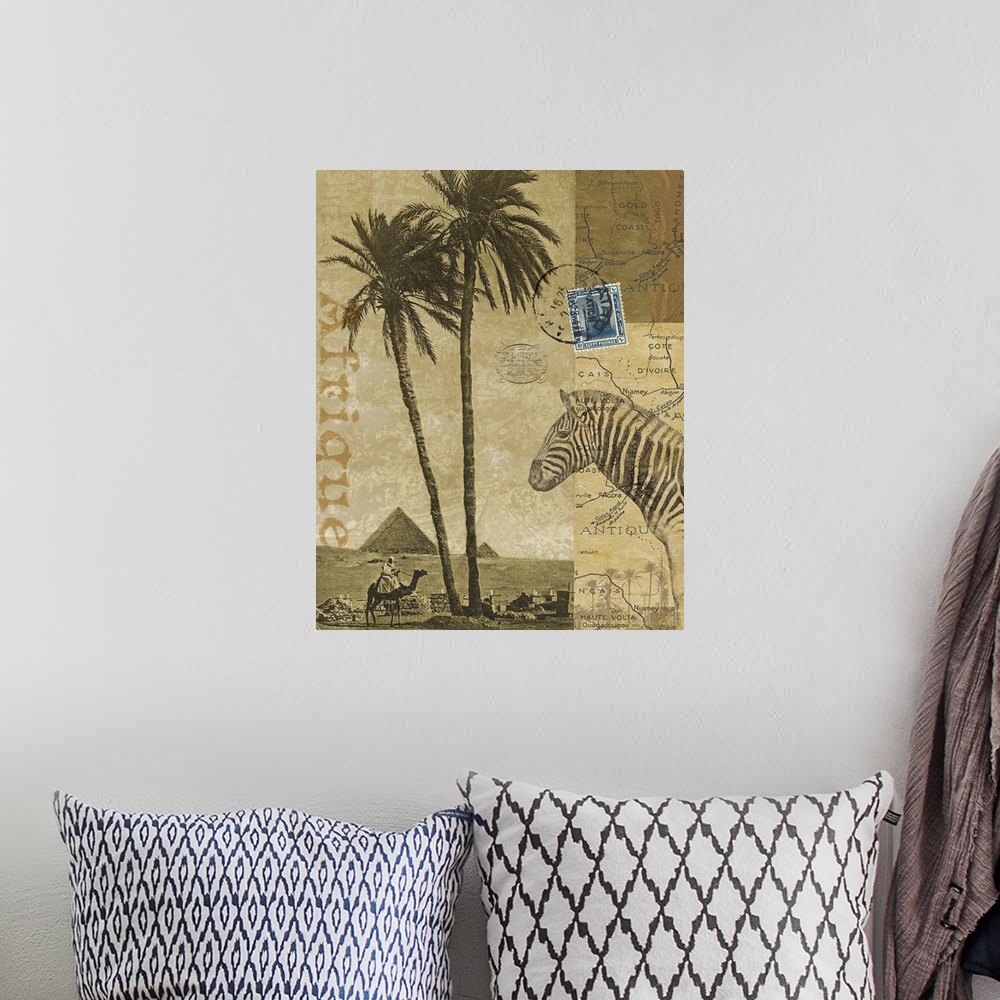 A bohemian room featuring Voyage to Africa