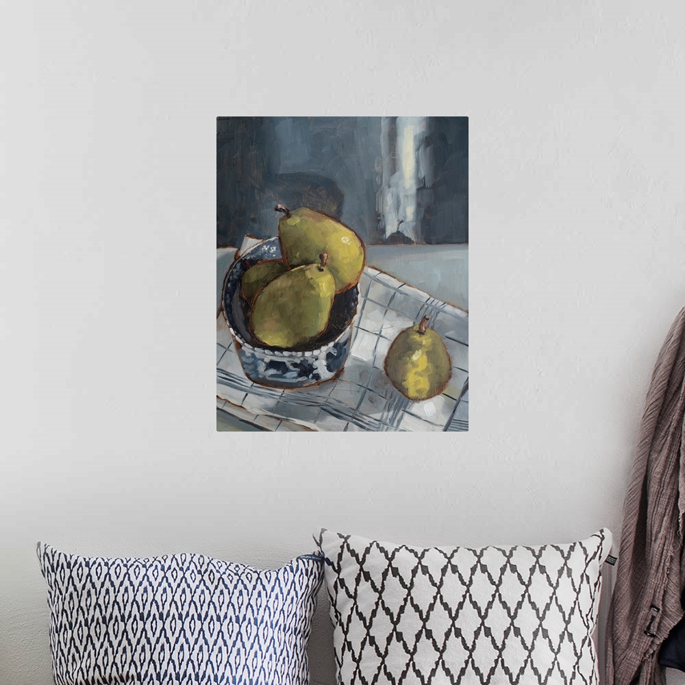 A bohemian room featuring A Dish Of Fruit I