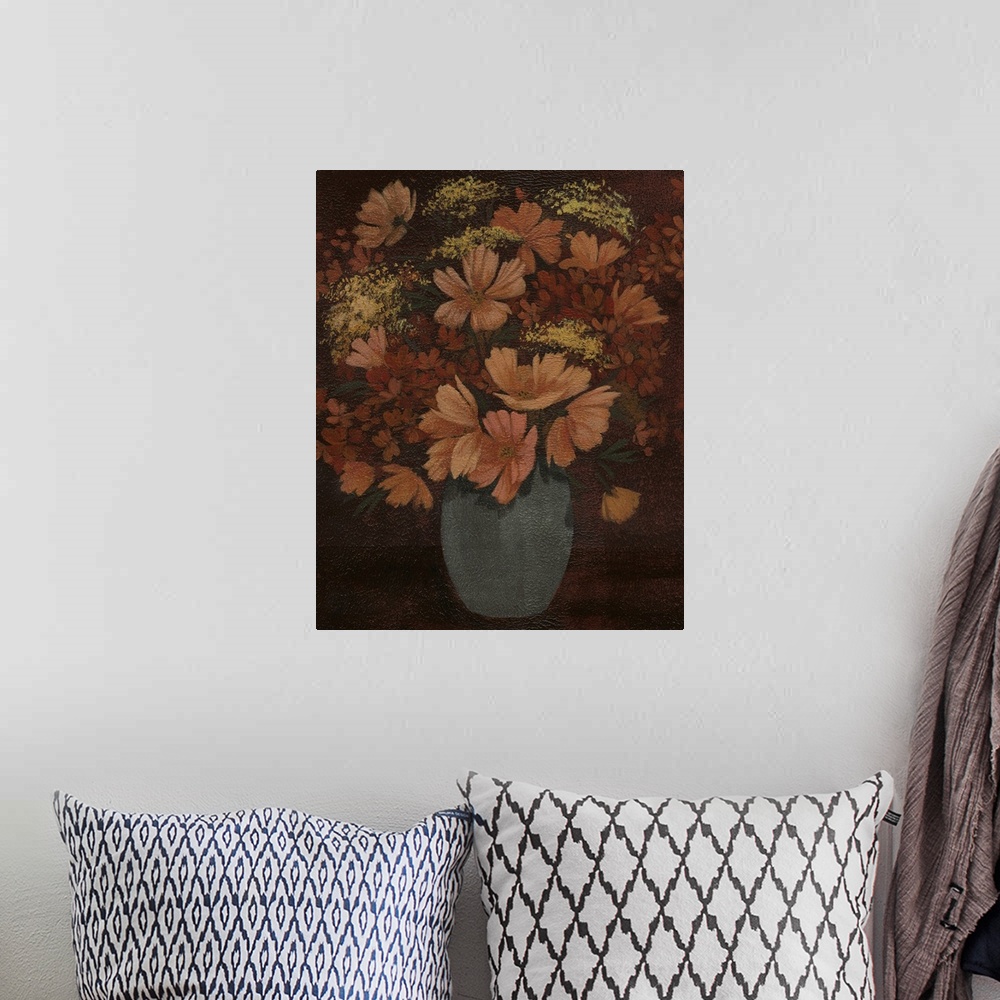A bohemian room featuring Autumn Floral Shadows I