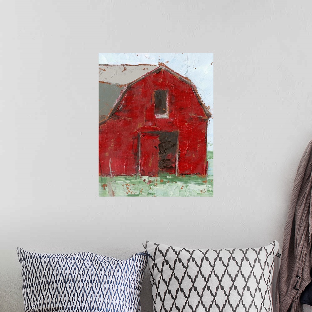 A bohemian room featuring Big Red Barn I