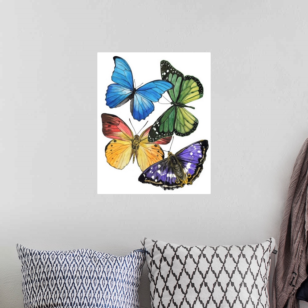 A bohemian room featuring Butterfly Swatches II