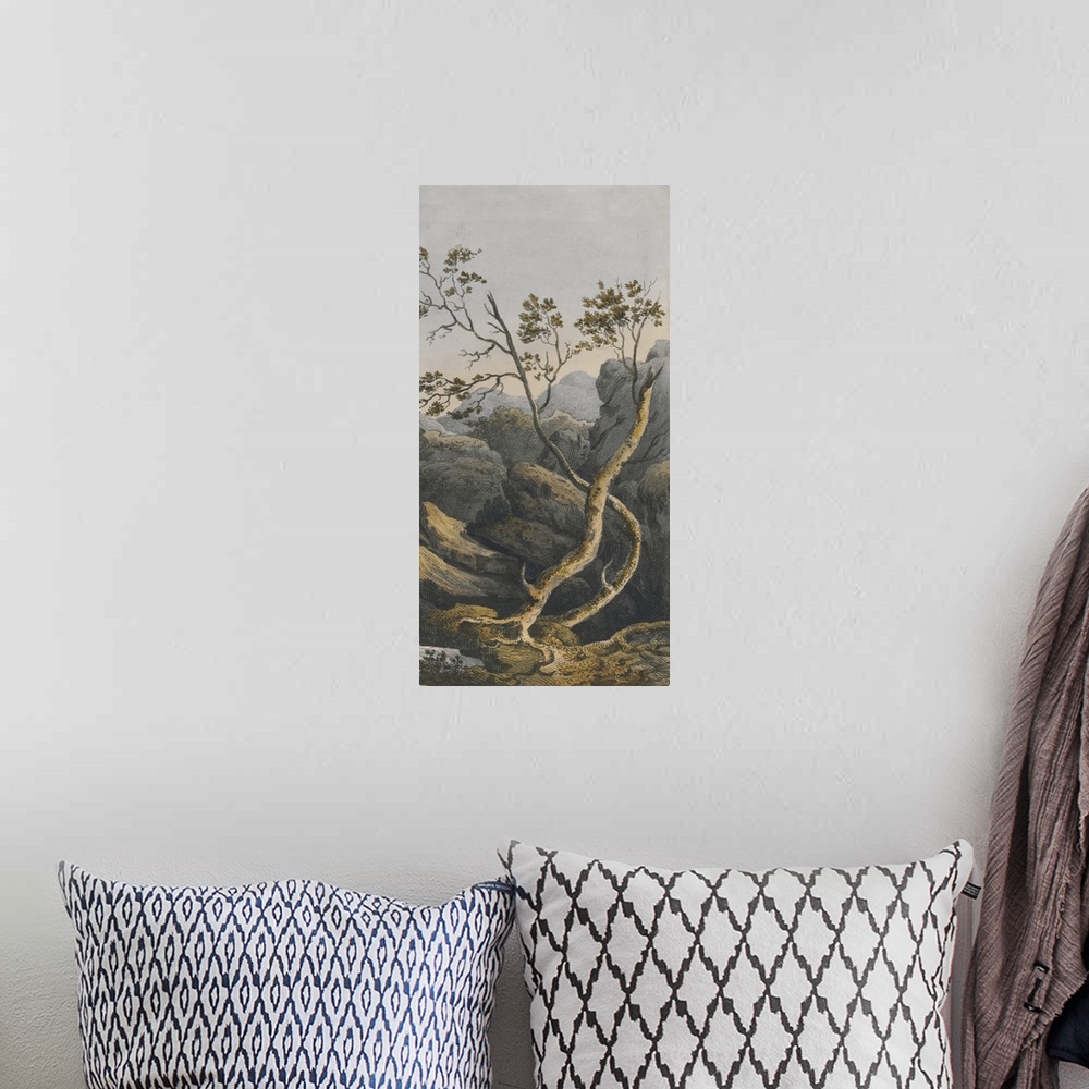 A bohemian room featuring Chinese Landscape I