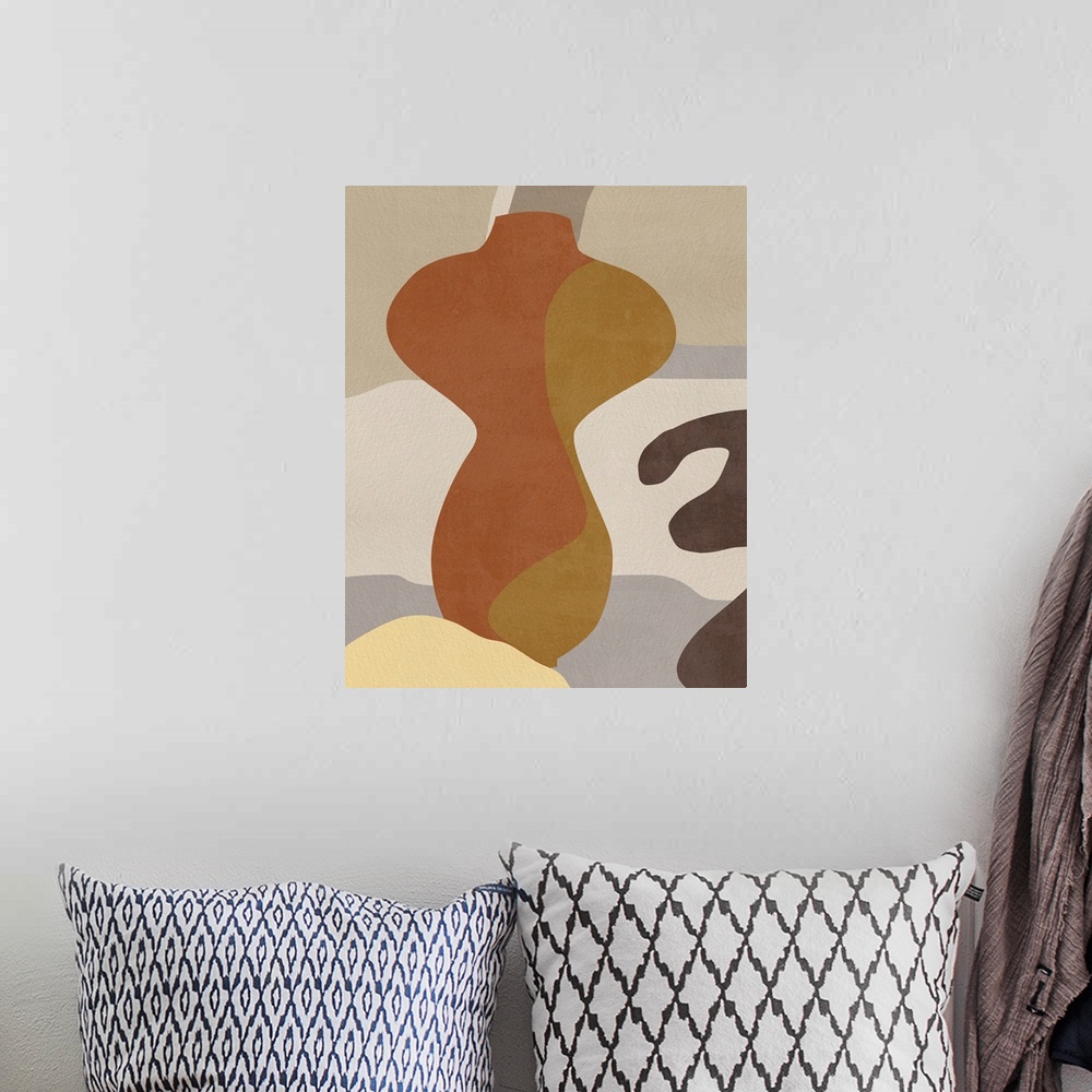 A bohemian room featuring Cubist Vase IV