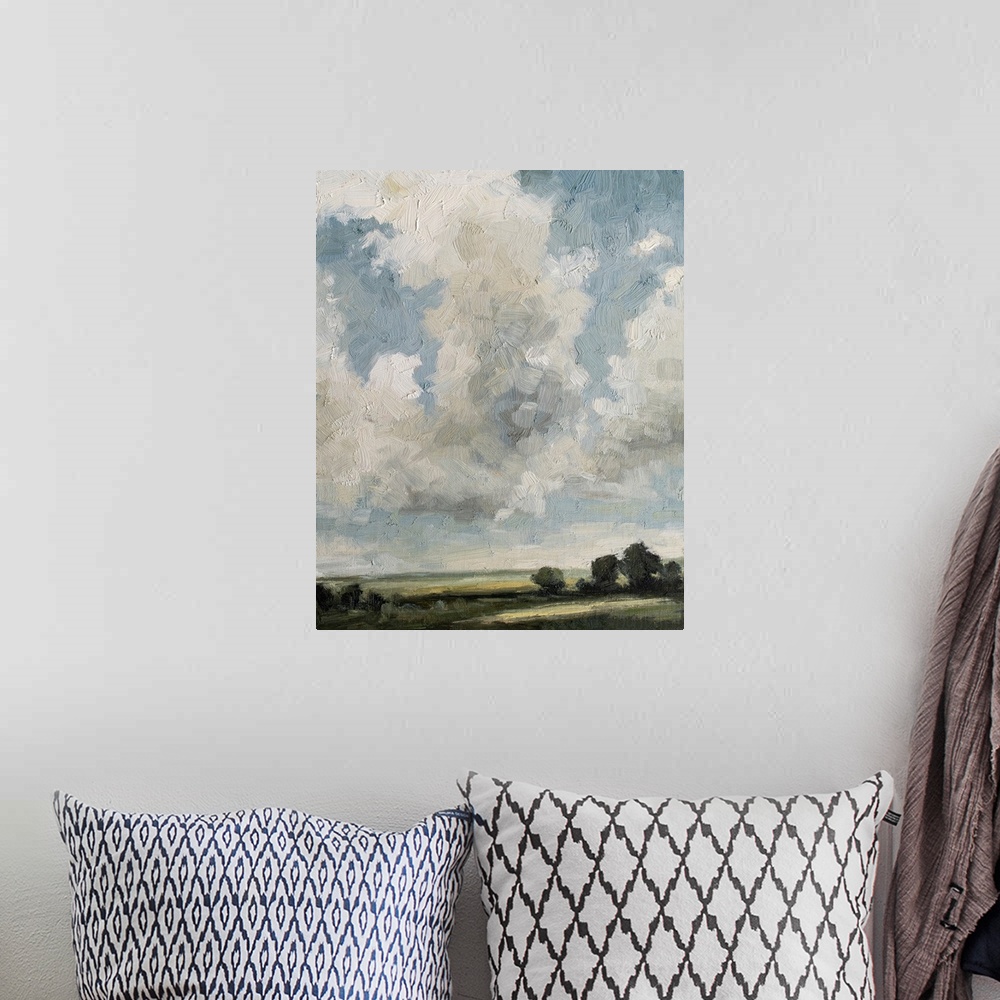 A bohemian room featuring Gathering Clouds