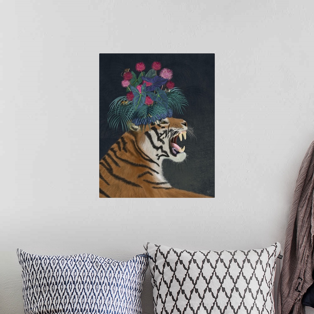 A bohemian room featuring Hot House Tiger 1