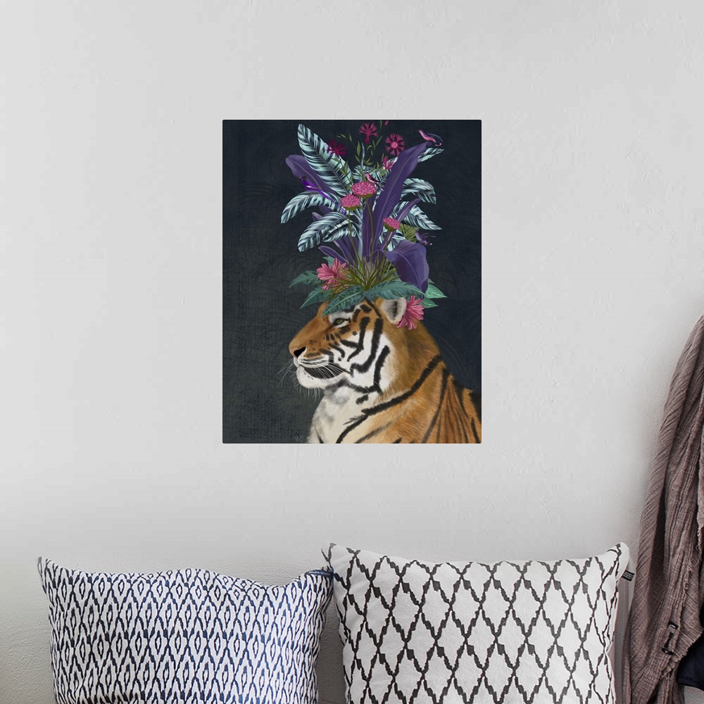 A bohemian room featuring Hot House Tiger 2