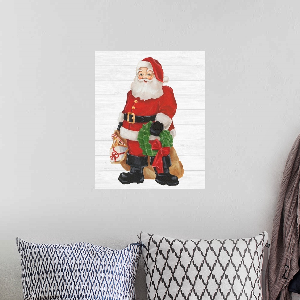 A bohemian room featuring Nostalgic Santa I