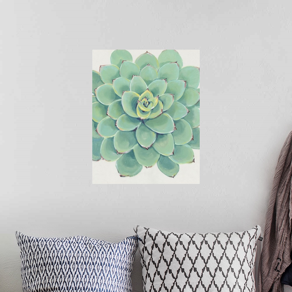 A bohemian room featuring Pastel Succulent III