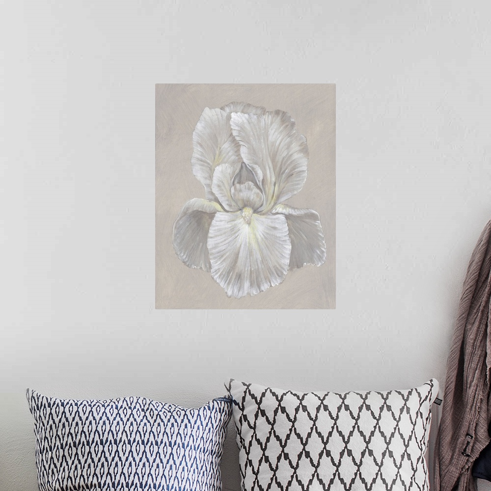 A bohemian room featuring White Iris I