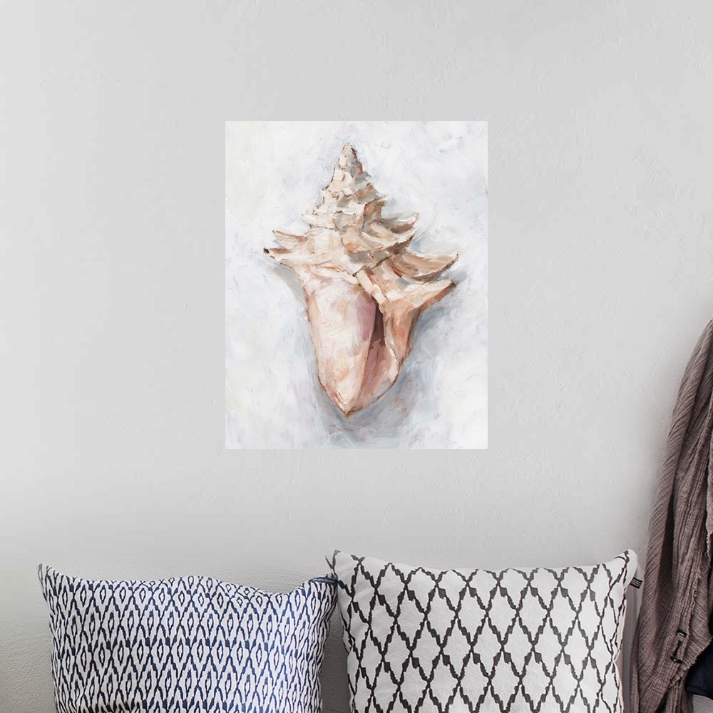 A bohemian room featuring White Shell Study I