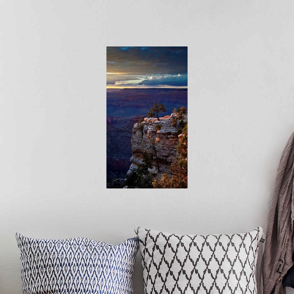 A bohemian room featuring USA, Arizona, Grand Canyon National Park, Sunset over the South Rim.