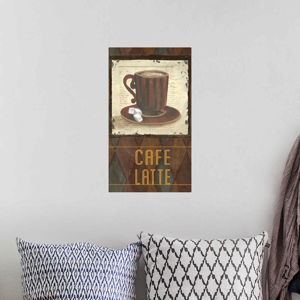 A bohemian room featuring Argyle Coffee I