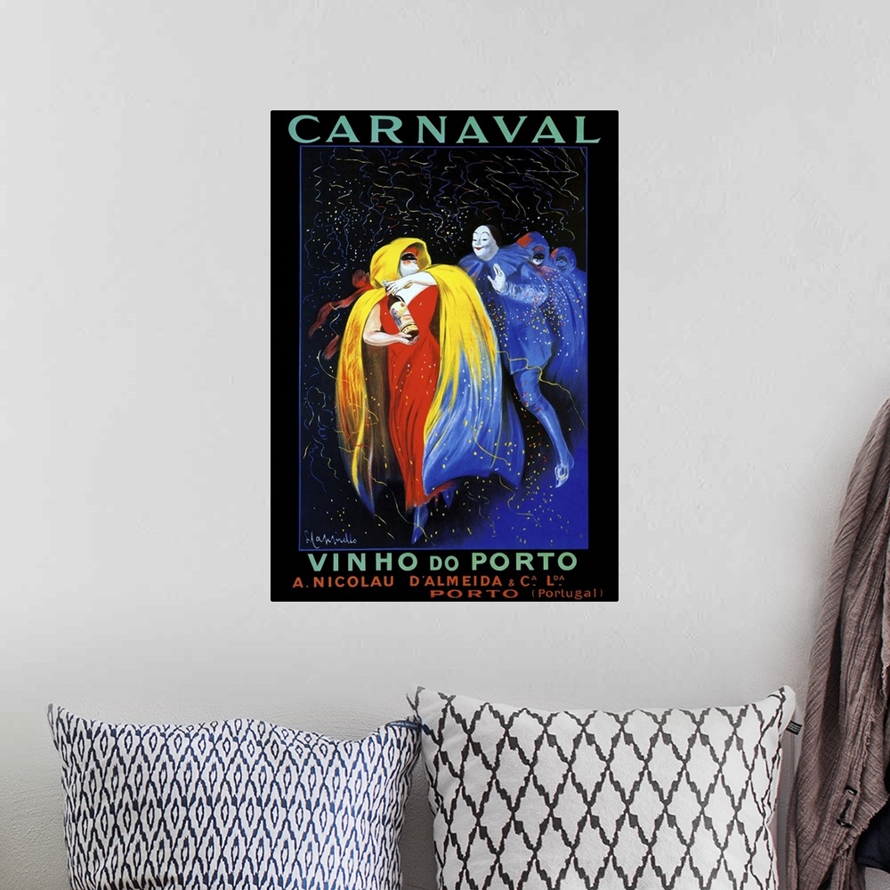A bohemian room featuring Carnaval - Vintage Advertisement
