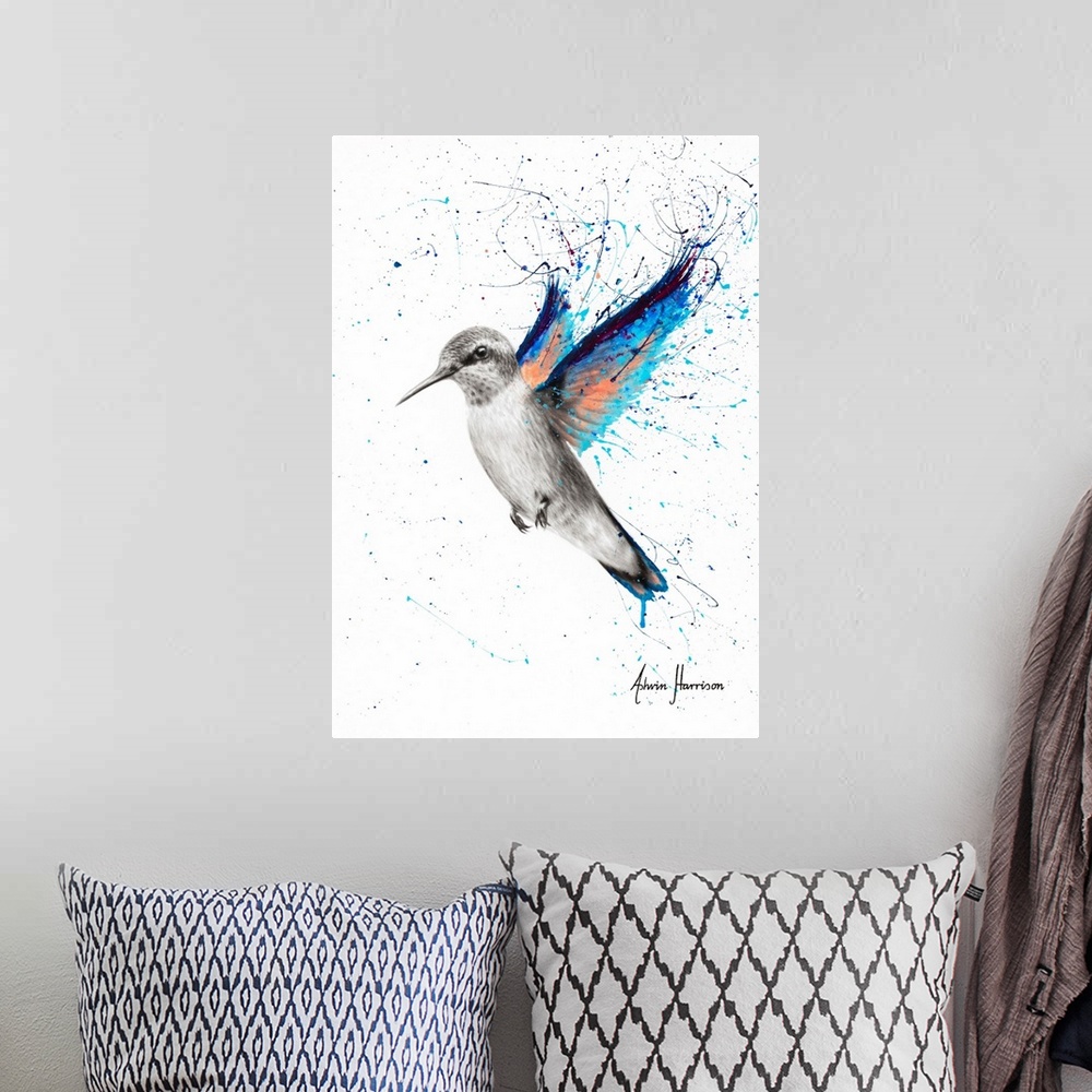 A bohemian room featuring Azul Hummingbird