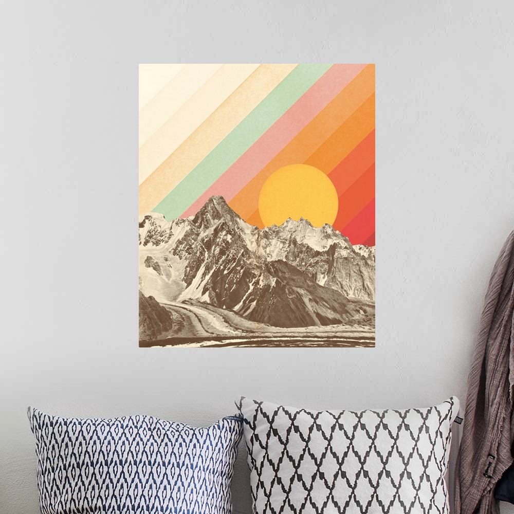 A bohemian room featuring Mountainscape 1