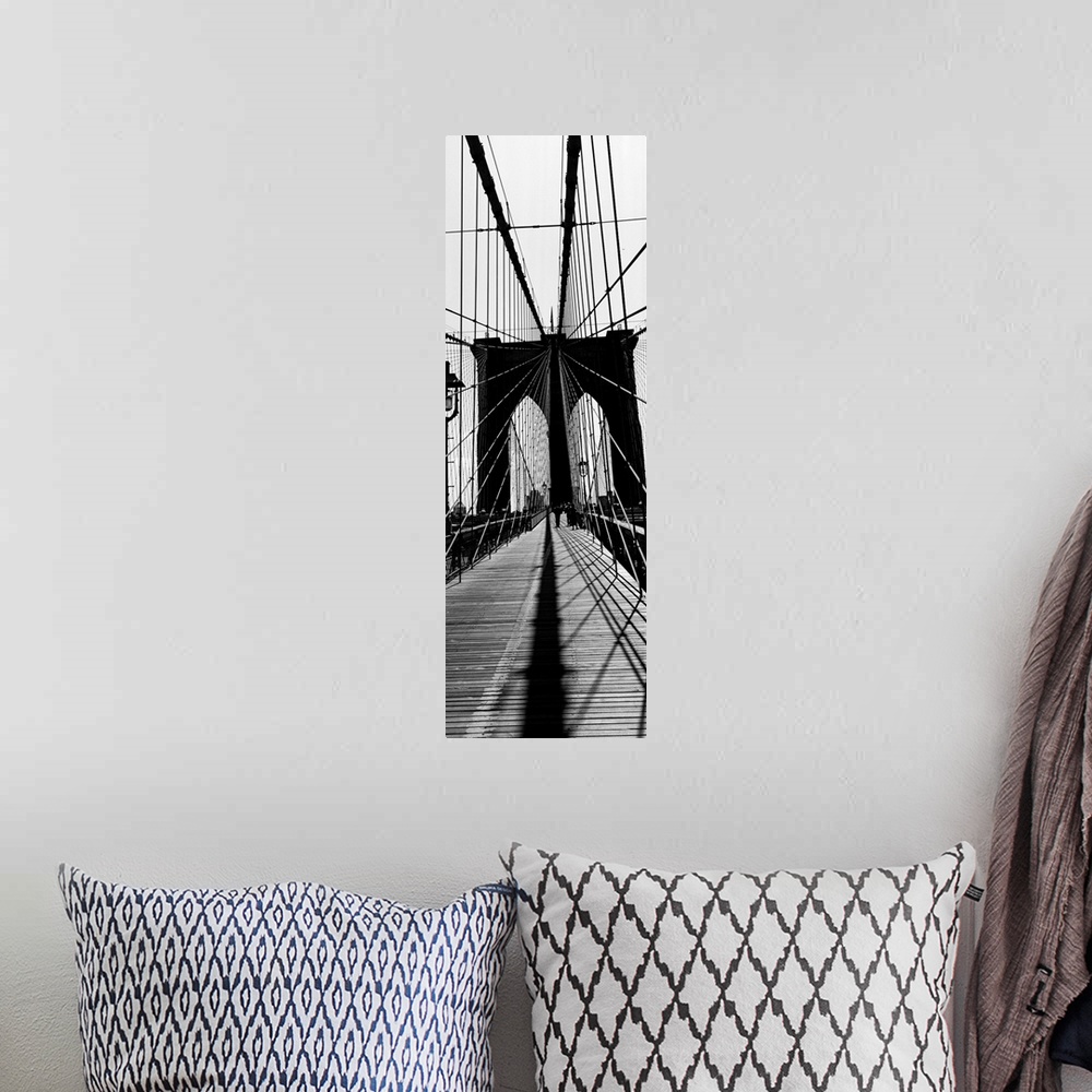 A bohemian room featuring United States, USA, New York State, New York City, Brooklyn Bridge