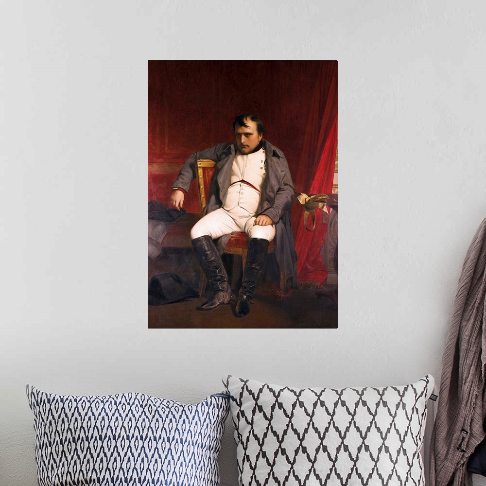 A bohemian room featuring Napoleon after his Abdication