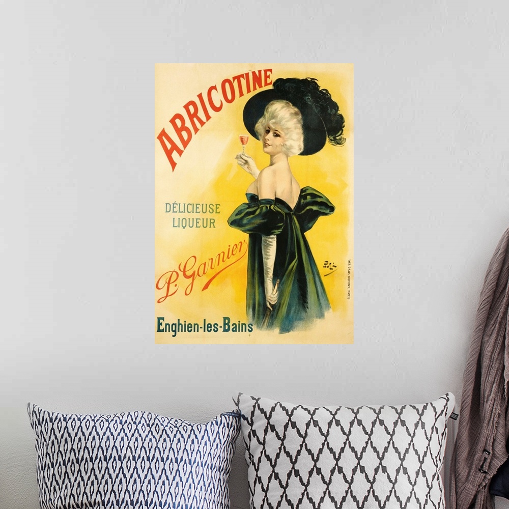 A bohemian room featuring Abricotine Poster By Pal