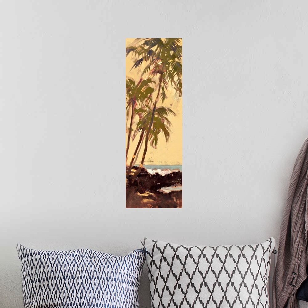 A bohemian room featuring Shoreline Palms