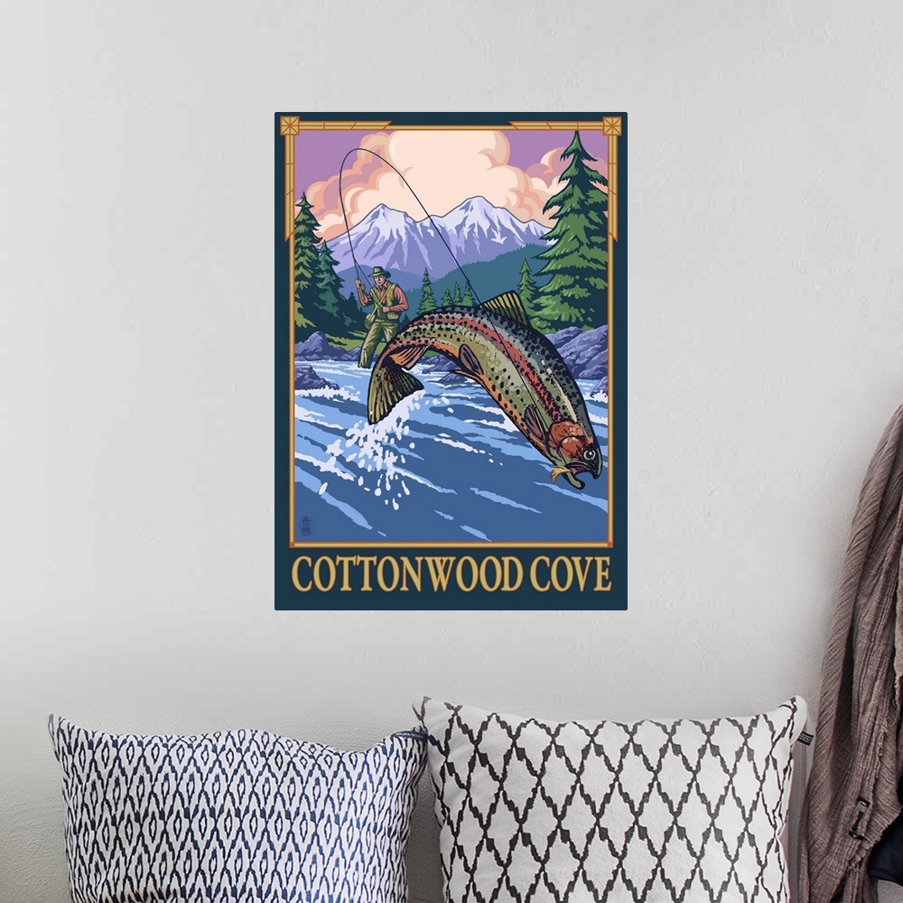 A bohemian room featuring Cottonwood Cove, Colorado, Fisherman