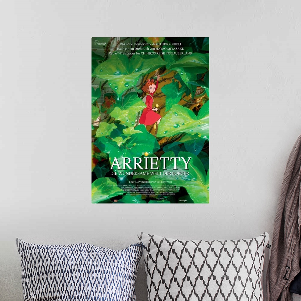 A bohemian room featuring Arrietty - Movie Poster - German