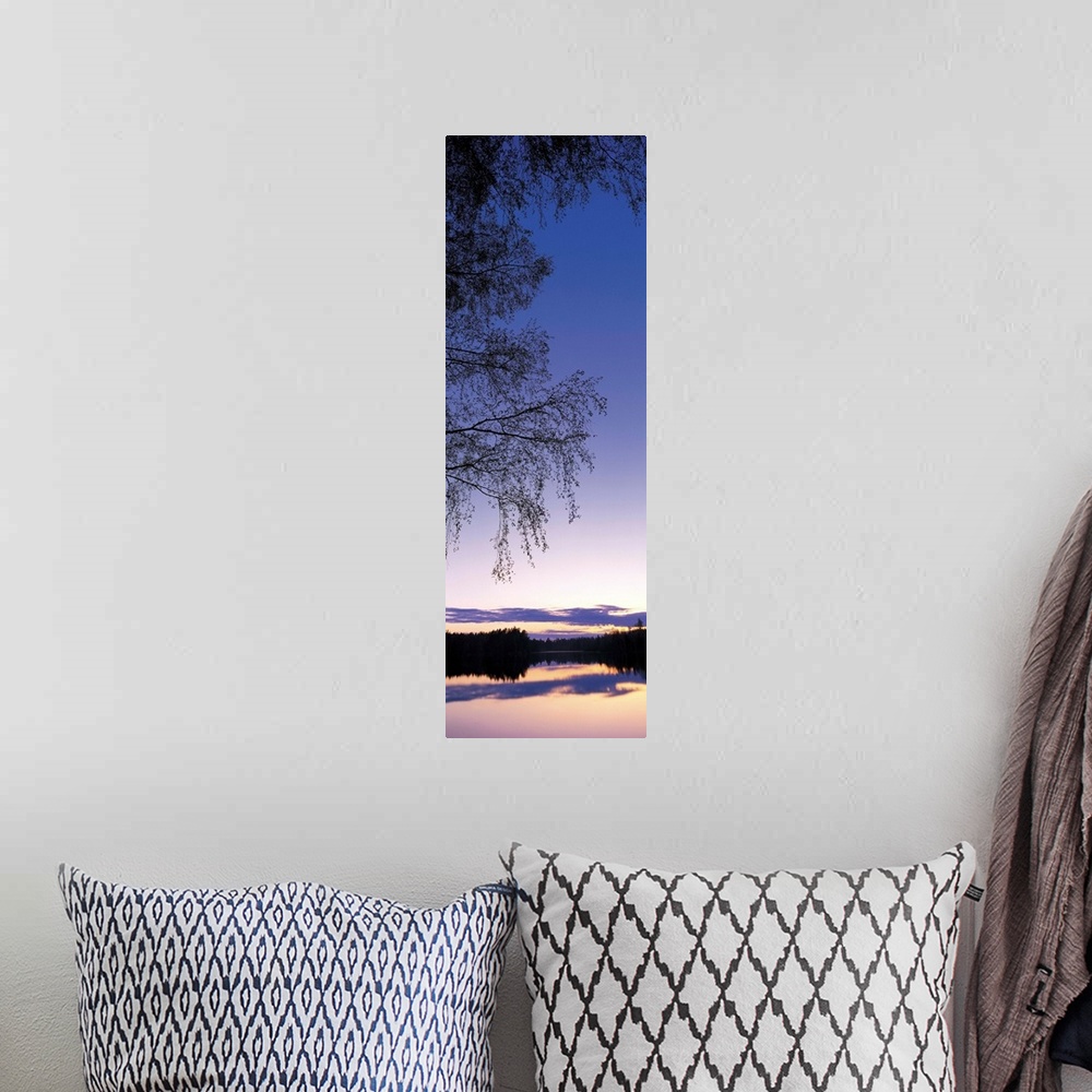 A bohemian room featuring Lake Sunset