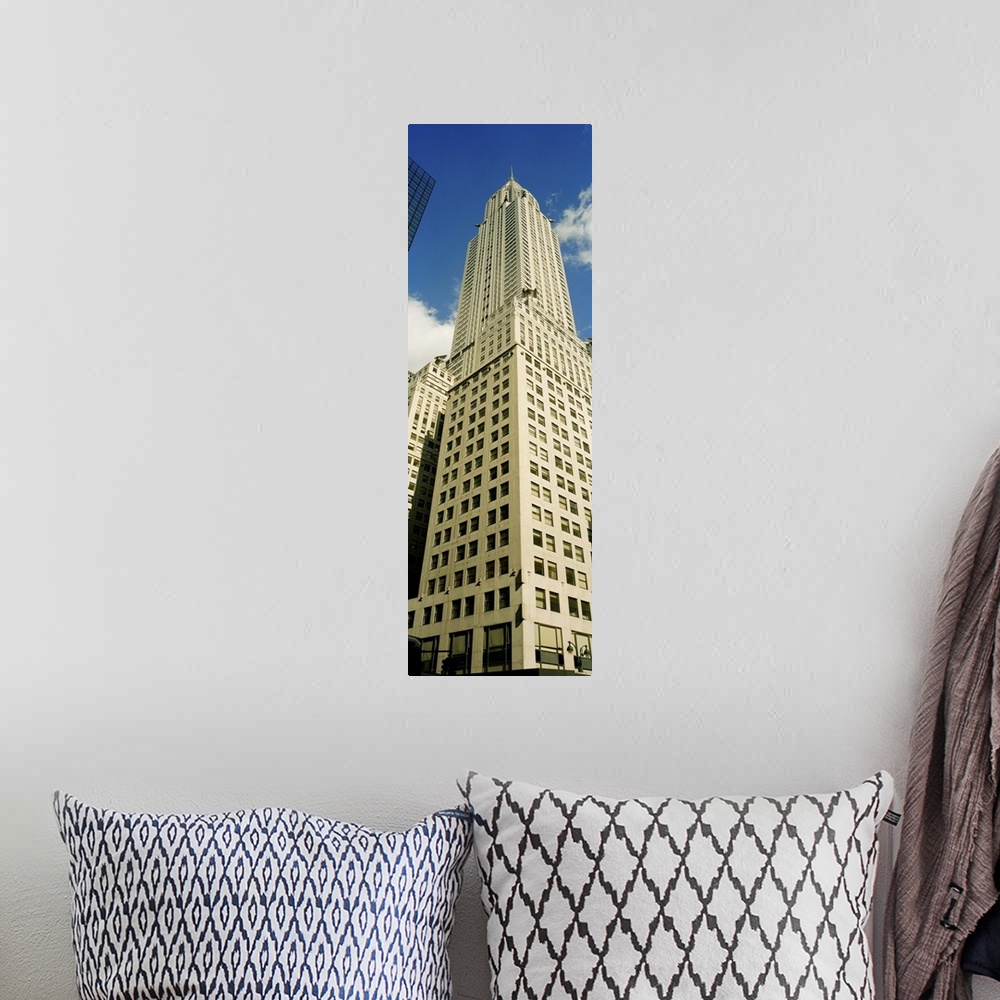A bohemian room featuring Chrysler Building, New York, New York