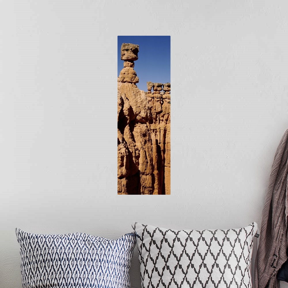 A bohemian room featuring Low angle view of rock formations, Bryce Canyon National Park, Bryce Canyon, Utah