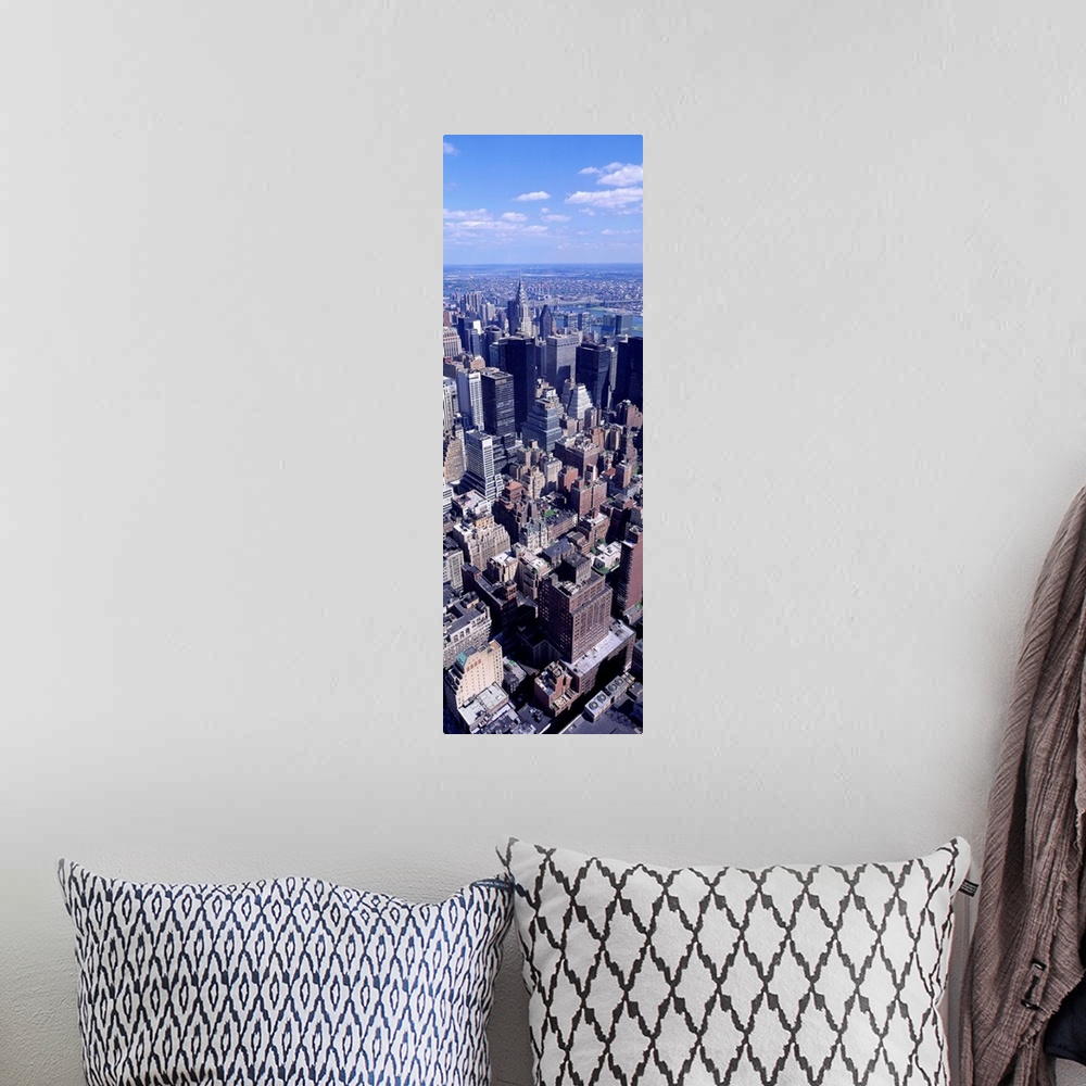 A bohemian room featuring View fr Empire State Building Manhattan NY