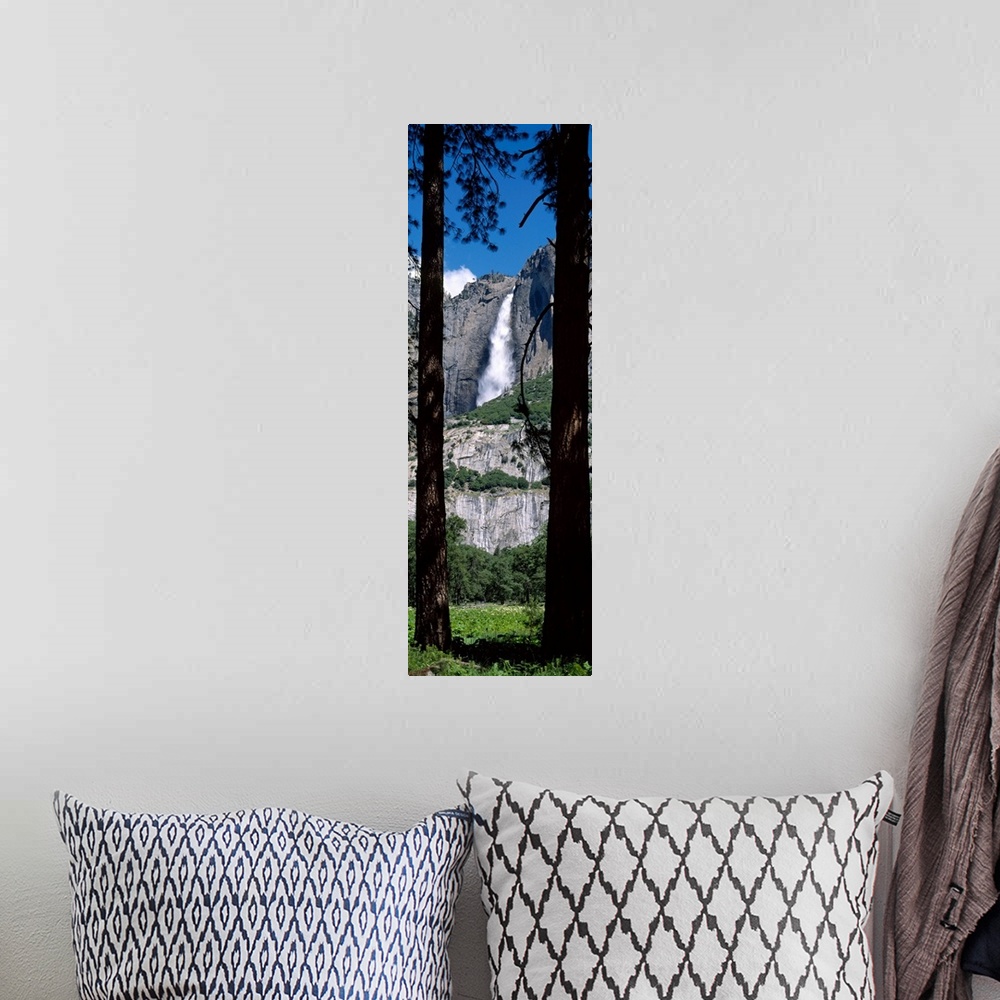 A bohemian room featuring Yosemite Falls Yosemite National Park CA