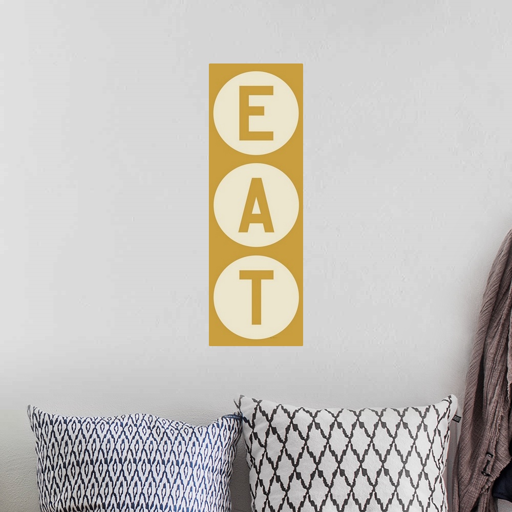 A bohemian room featuring Eat