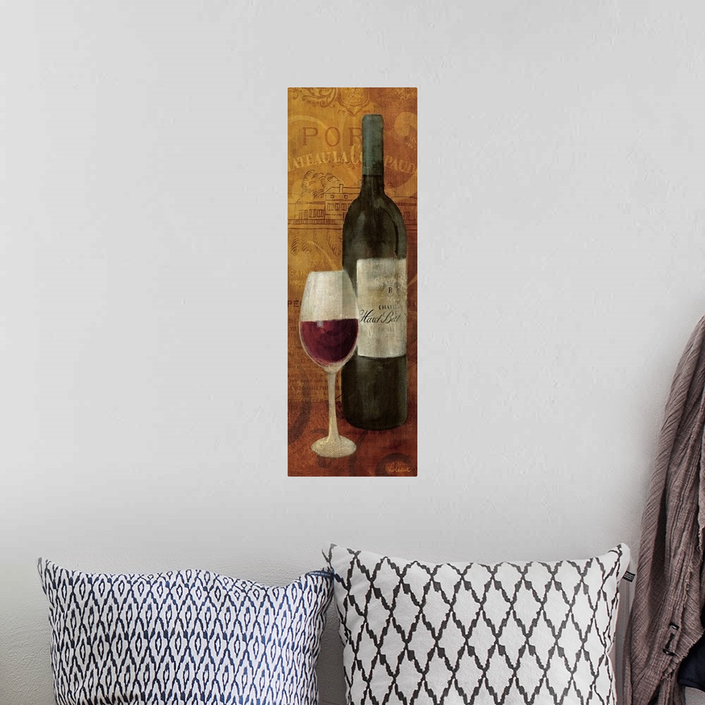 A bohemian room featuring Vin Rouge Panel I