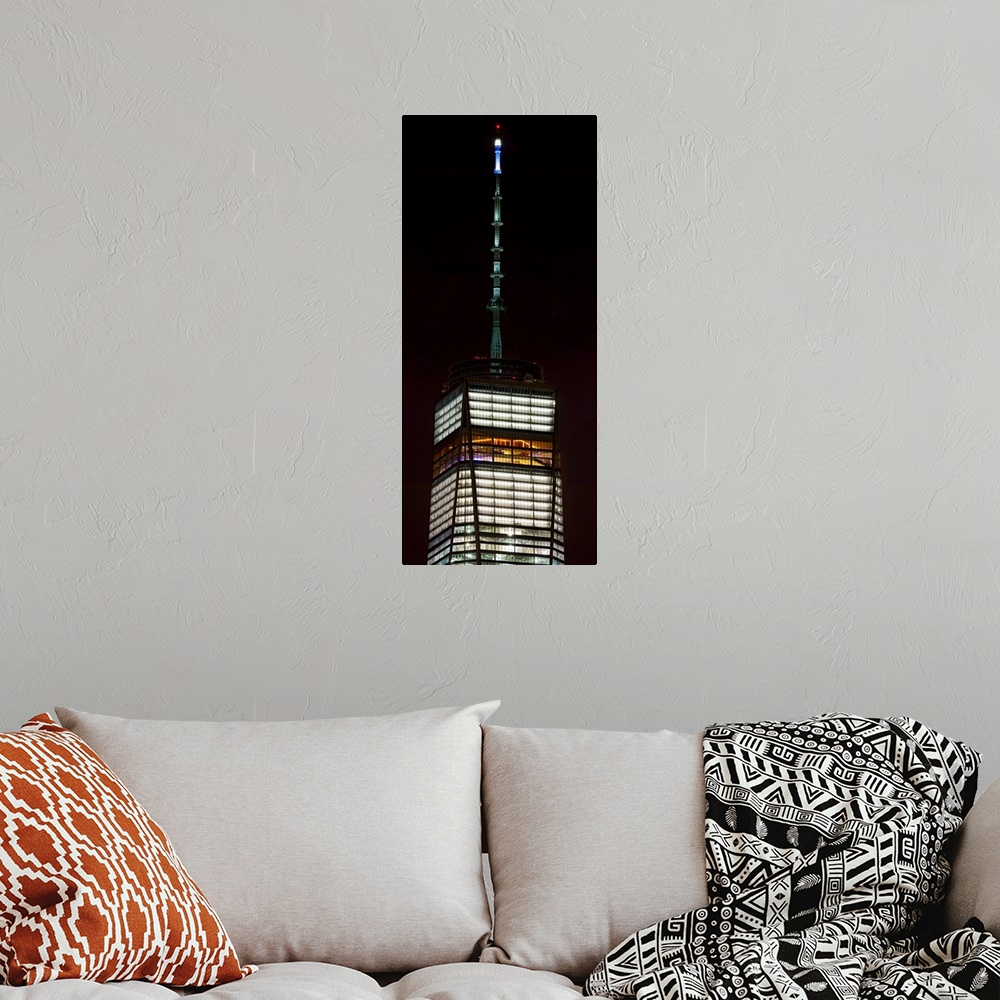 A bohemian room featuring Top Of Freedom Tower